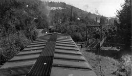Pacific Coast Railroad servicing facilities at Taylor, Washington in 1943.