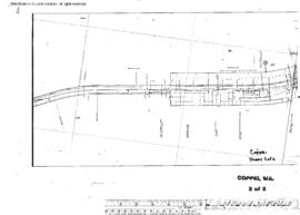 Plat Map of Northern Pacific Facilities at Coppei, Washington, 1912