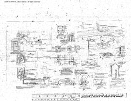Northern Pacific Engineering Drawing, Depot at Garrison, Montana, 1942