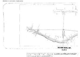 Plat Map of Northern Pacific Facilities at Silver Bow, Montana, undated
