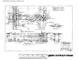 Northern Pacific Engineering Drawing, Car Shop, One Spot at Missoula, Montana, 1968