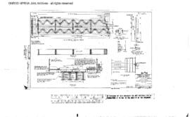 Camas Prairie Railroad Engineering Drawing: Span/Walkway, Bridge 1 - Highway, South of Spalding, ...