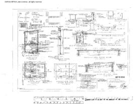 Great Northern Engineering Drawing, Zeolite Water Treating Plant at Shelby, Montana, 1944