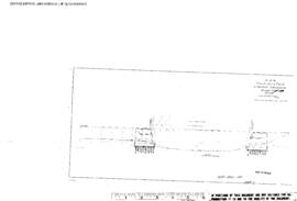 Northern Pacific Engineering Drawing: General Plan, Bridge 100 (133) - Coweman River, South of Ke...