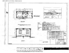 Northern Pacific Engineering Drawing, Unnamed Structure at Grangeville, Idaho, 1970