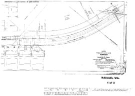 Plat Map of Northern Pacific Facilities at Rainier, Washington, undated