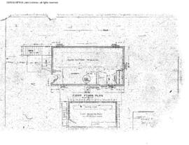 Great Northern Engineering Drawing, Interlocking Tower at North Portal (Original Structure) at Se...