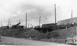 Chicago Milwaukee St. Paul and Pacific Railroad accident at Maple Valley, Washington in 1950.