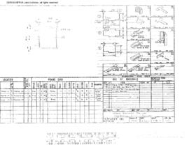 Great Northern Engineering Drawing, Car Shop at Interbay, Washington, 1969