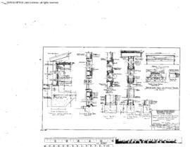 Northern Pacific Engineering Drawing, Sectionmen's Building at Centralia, Washington, 1963
