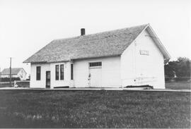 Great Northern Depot at Kloten, North Dakota, 1968