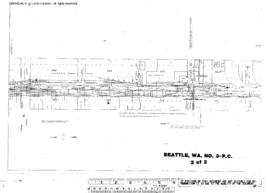 Plat Map of Pacific Coast Railroad Facilities at Seattle, Washington, 1916