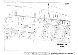 Plat Map of Spokane, Portland, and Seattle Railway Facilities at Astoria, Oregon, 1918