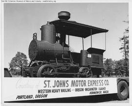 Steam Locomotive in Washington in 1947.