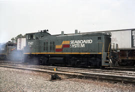 CSX Transportation diesel locomotive 1141 at Baldwin, Florida on July 29, 1987.