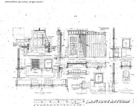 Northern Pacific Engineering Drawing, Depot at Garrison, Montana, undated