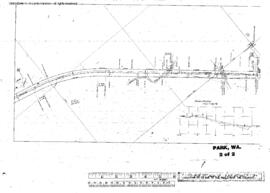 Plat Map of Northern Pacific Facilities at Park, Washington, 1909