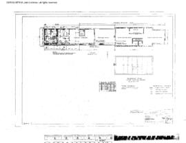 Great Northern Engineering Drawing, Depot at Glasgow, Montana, 1944