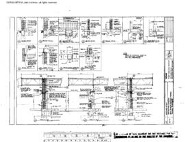 Amtrak Engineering Drawing, Amtrak Depot at Tacoma, Washington, 1983