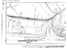 Plat Map of Spokane, Portland, and Seattle Railway Facilities at Vancouver, Washington, 1968