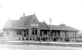 Great Northern Depot at Litchfield, Minnesota, undated