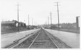 Seattle & Rainier Valley Railway tracks in Seattle, Washington, 1937