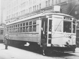 Seattle Municipal Railway Car 700, Seattle, Washington, circa 1930