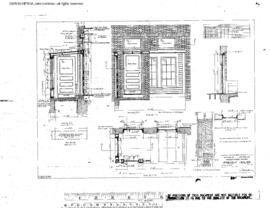 Great Northern Engineering Drawing, Freight House at Wenatchee, Washington, 1923