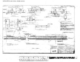 Northern Pacific Engineering Drawing, Car Shop, One Spot at Missoula, Montana, 1968
