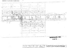 Plat Map of Northern Pacific Facilities at Nooksack, Washington, 1905