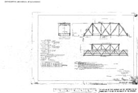 Northern Pacific Engineering Drawing: General Plan, Bridge 119 - Lewis River, South of Woodland, ...