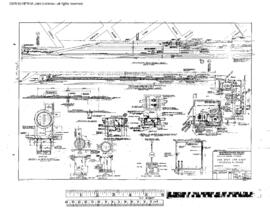 Northern Pacific Engineering Drawing, Car Shop, One Spot at Missoula, Montana, 1967