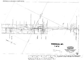 Plat Map of Northern Pacific Facilities at Sheridan, Montana, 1916