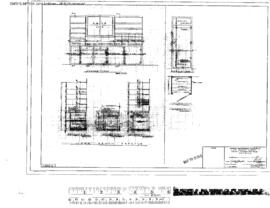 Great Northern Engineering Drawing, Signal Maintainers Building at Cut Bank, Montana, 1967