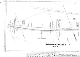 Plat Map of Spokane, Portland, and Seattle Railway Facilities at McLoughlin, Washington, 1915