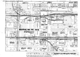 Plat Map of Great Northern Facilities at Seattle, Washington, 1965