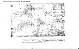 Spokane, Portland and Seattle Railway Engineering Drawing: Shop Plan - Walkway Frame, Bridge T0.4...