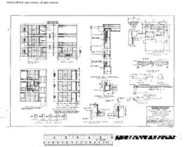Northern Pacific Engineering Drawing, Control Tower at Missoula, Montana, 1966