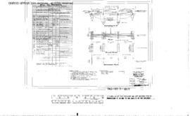 Great Northern Engineering Drawing: General Plan, Bridge 496 - Otter Creek, North of Blythe, Mont...
