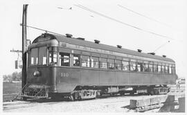 Seattle & Rainier Valley Railway Car 110 in Seattle, Washington, 1936