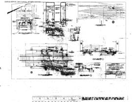 Burlington Northern Engineering Drawing, Toilet Facilities at Seattle, Washington, 1977