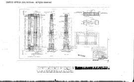 Great Northern Engineering Drawing: Bar Placing Diagram - Pier, Kettle River, West of Kettle Fall...