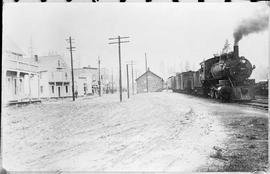 Northern Pacific station at Yacolt, Washington, in 1909.