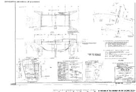Northern Pacific Engineering Drawing: Rebuild as Span Reinforced Concrete Tee, Bridge 55, West of...