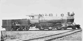 Butte Anaconda & Pacific Railway Steam Locomotive Number 20 at Philadelphia, Pennsylvania, ci...