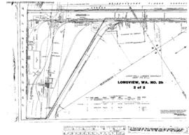 Plat Map of Northern Pacific Facilities at Longview, Washington, undated