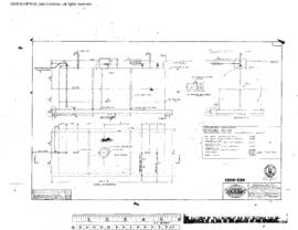Burlington Northern Engineering Drawing, Wastewater Treatment Facility at Interbay, Washington, 1977