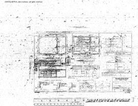 Northern Pacific Engineering Drawing, Lunch and Locker Building - Section Tool House at Parkwater...