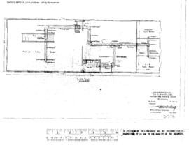 Great Northern Engineering Drawing, Motor Car Repair Shop at South Klamath, Oregon, 1962