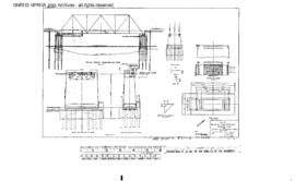 Spokane, Portland and Seattle Railway Engineering Drawing: General Plan/Concrete Pier, Bridge E35...
